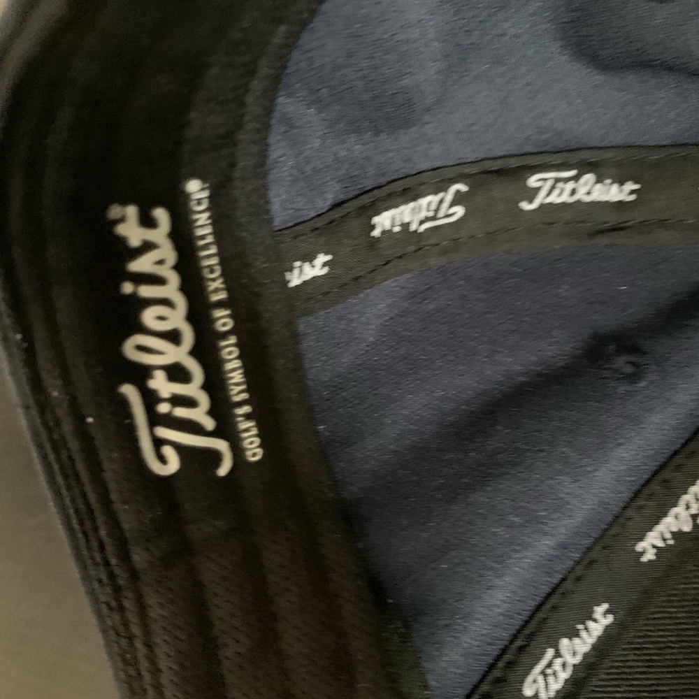 Titleist Tour Rope Navy Blue/White Adjustable Snapback Hat ~ NWOT - Picture 5 of 6
